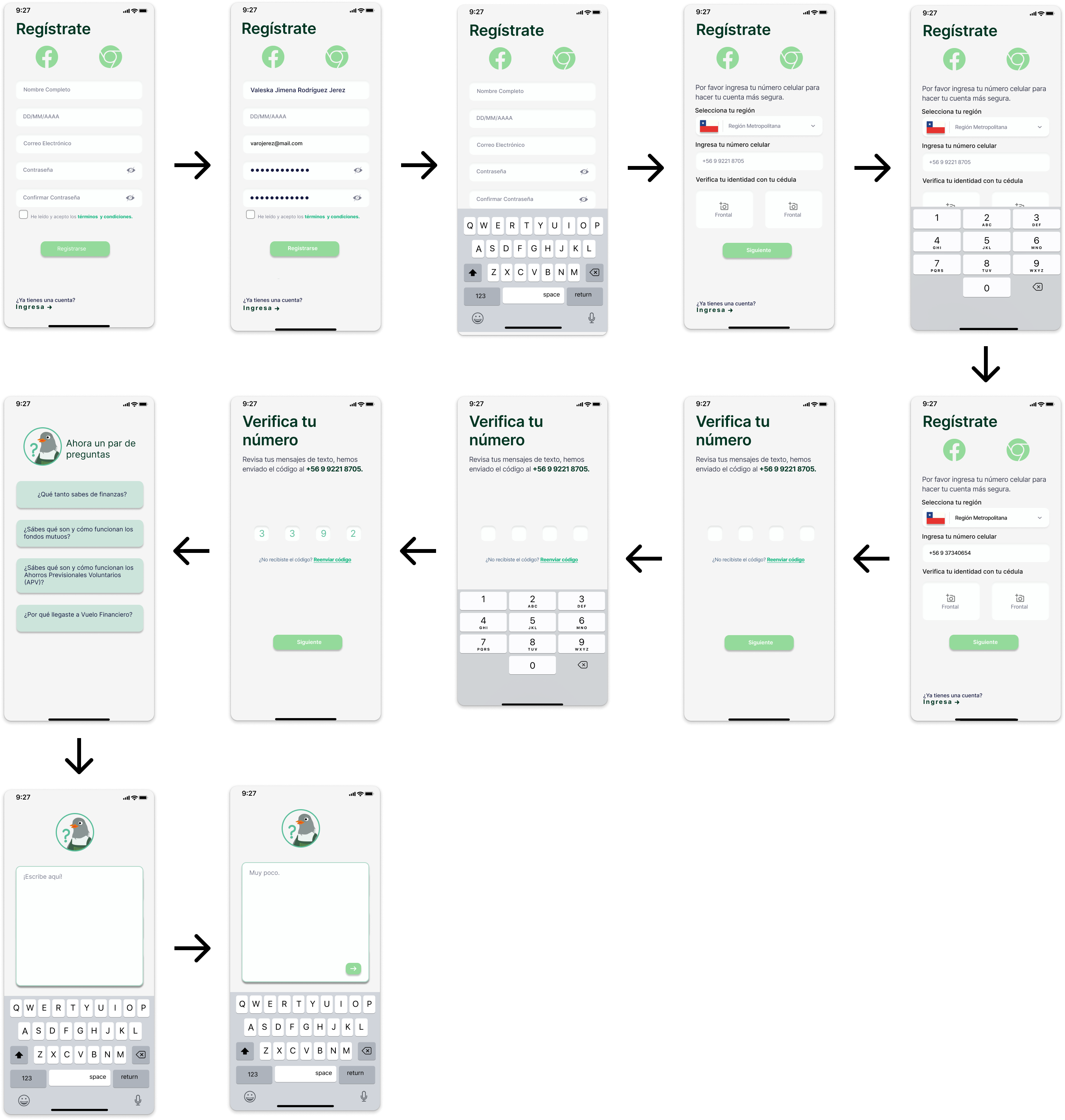 Registro y verificación de cuenta